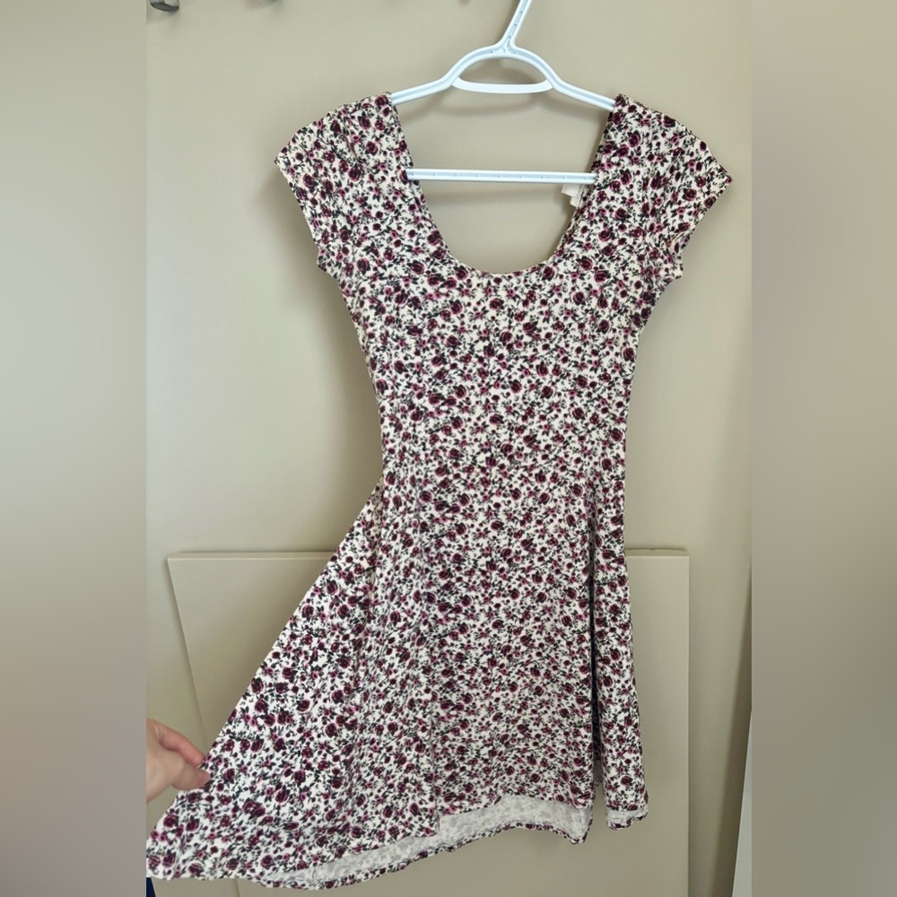 Floral Cutout Dress
